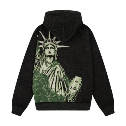 DerSchutze NYC to RIO” Zip Up knit black-green